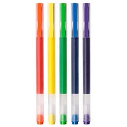Caneta Esferográfica Xiaomi Mi High Capacity Gel Pen Kit com 5