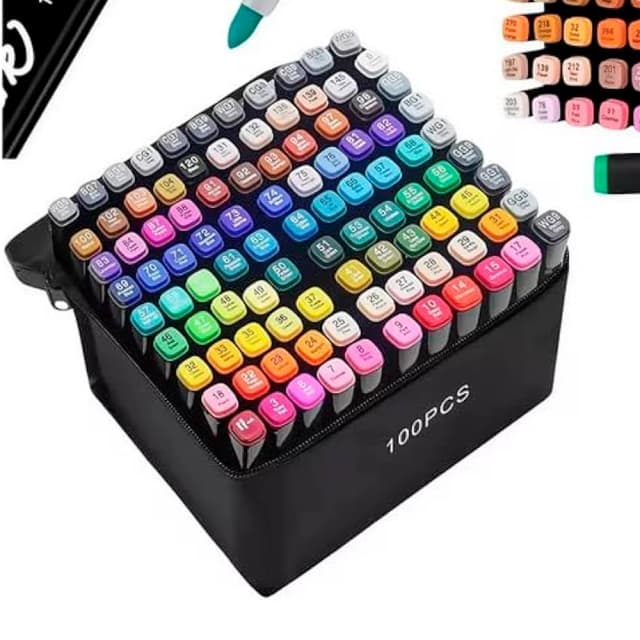 Kit de Canetas Coloridas Touch 100 Peças