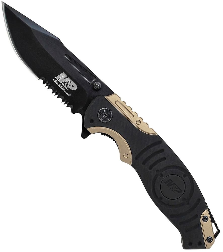 Canivete Smith & Wesson M&P Drop Point Folding SWMP13BS