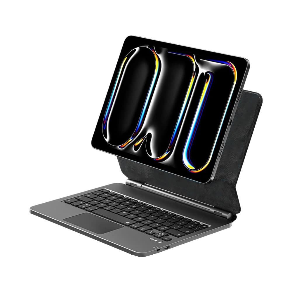 Capa com Teclado Wiwu Mk-003 Magic Keyboard para iPad Air 10.9/11" 2024 Preto