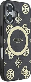 Anúncio: Capa Guess para iPhone 16 GUHMP16SH4PYEEK - Black/Gold