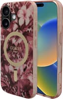 Anúncio: Capa Guess para iPhone 16 GUHMP16SHJFCWP - Flowers Pink