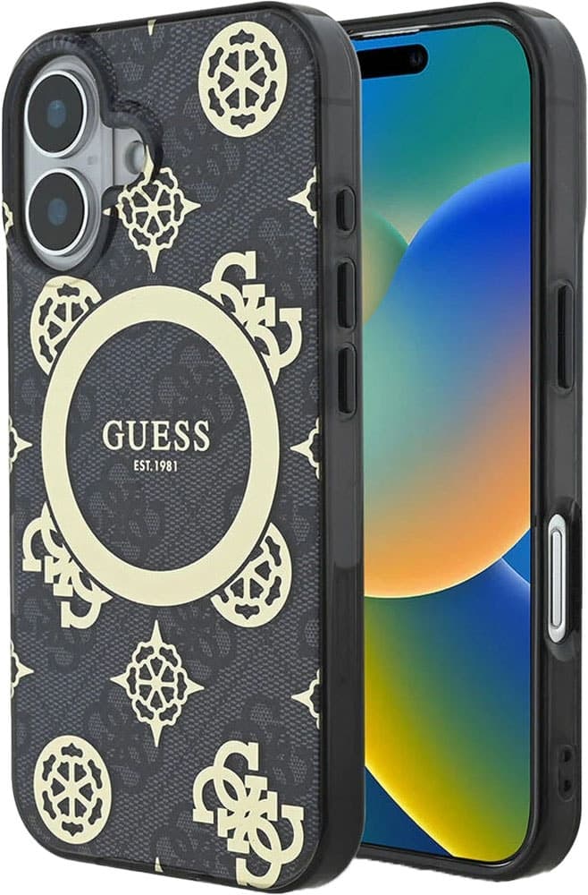 Capa Guess para iPhone 16 Plus GUHMP16MH4PYEEK - Preto