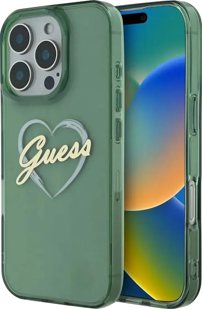 Capa Guess para iPhone 16 Pro GUHCP16LHCHGSPA - Verde