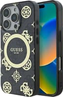 Anúncio: Capa Guess para iPhone 16 Pro GUHMP16LH4PYEEK - Black Golden