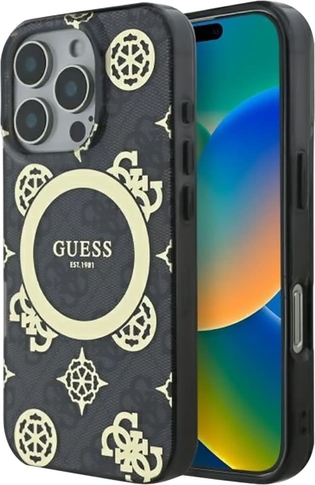 Capa Guess para iPhone 16 Pro GUHMP16LH4PYEEK Dourado