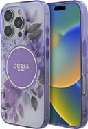 Anúncio: Capa Guess para iPhone 16 Pro GUHMP16LHFWBDCEU - Flowers Violet