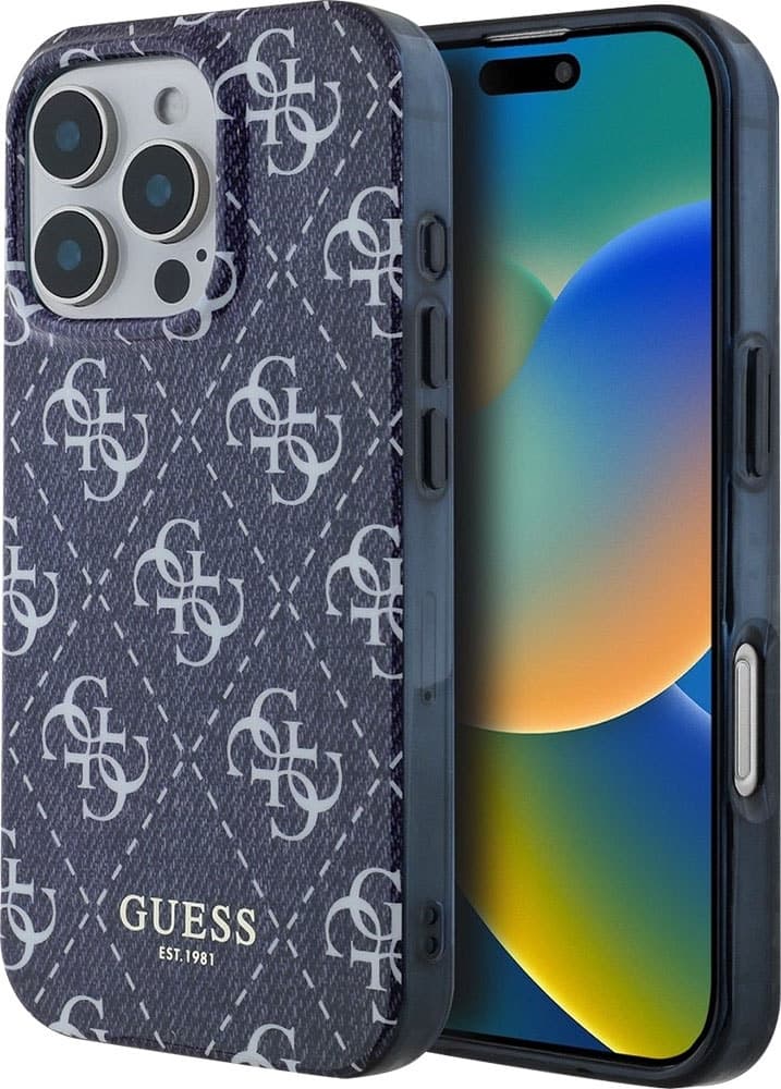 Capa Guess para iPhone 16 Pro GUHMP16LHJ4PWD - Roxo
