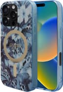 Anúncio: Capa Guess para iPhone 16 Pro GUHMP16LHJFCWB - Flowers Blue