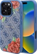 Anúncio: Capa Guess para iPhone 16 Pro GUHMP16LP4ROPEMCB - Flowers Blue