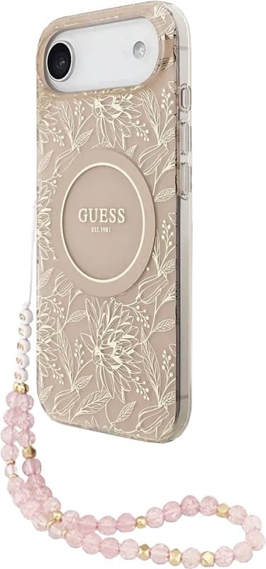 Capa Guess para iPhone 17 Air GUHMP17MHCPOFPP - Flores Rosa