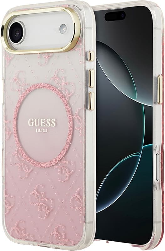 Capa Guess para iPhone 17 Air GUHMP17MHR4FGGEP Rose