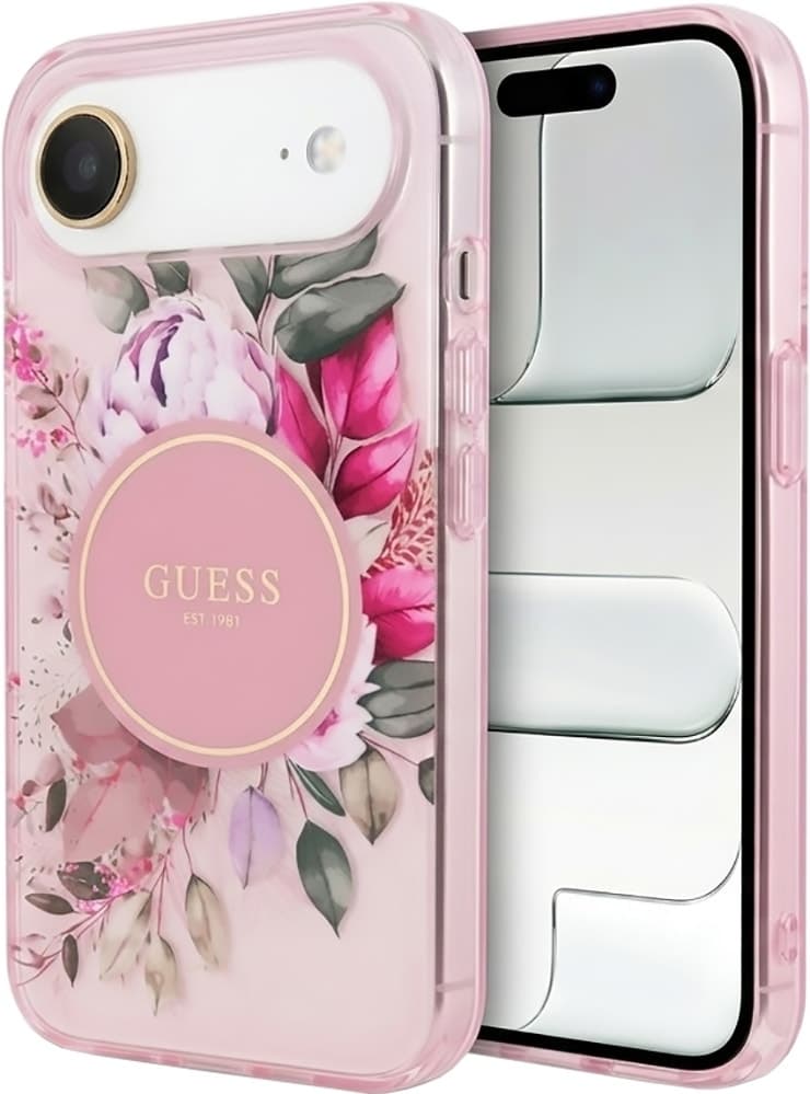 Capa Guess para iPhone 17 GUHMP17MHFWBDCEP - Rosa
