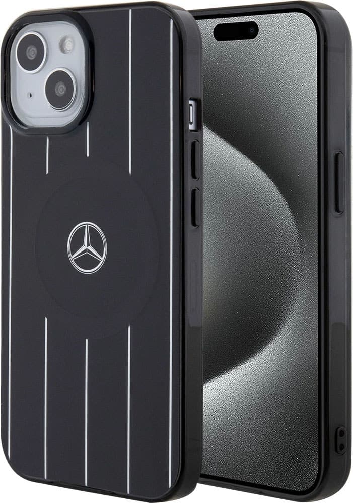 Capa Mercedes-Benz para iPhone 15 MEHMP15S23HRSK - Preta