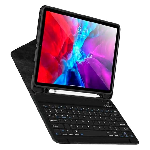 Capa P/ iPad Usams Smart Keyboard 7/8/9Th 10.2 Blk Black
