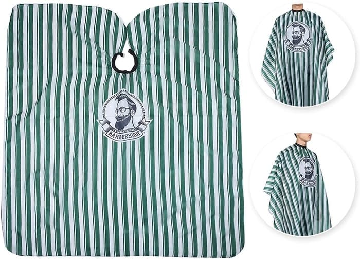 Capa para Barbeiro Barber Shop Rayas Verde