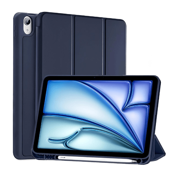 Capa para Tablet Ipad Air 4/5 10.9 4Life com Compartimento para Pencil - Azul Marinho
