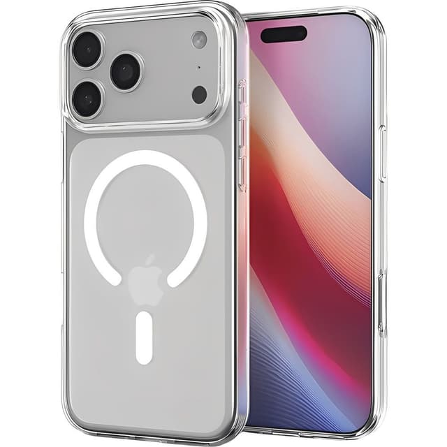 Capa Spigen Crystal Flex MagFit para iPhone 17 Pro - Branco Transparente
