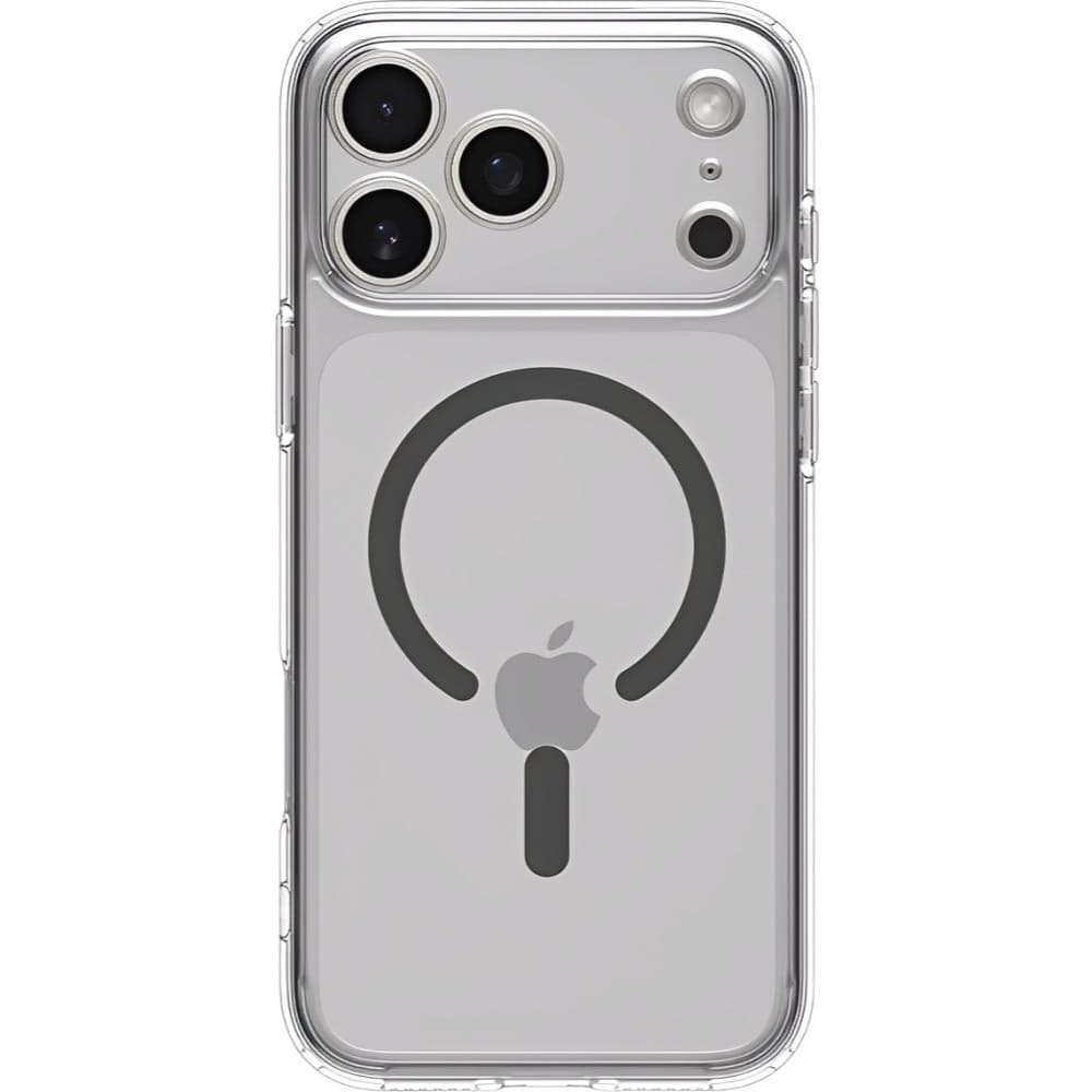 Capa Spigen iPhone 17 Pro Crystal Hybrid Clear Graphite Acs09632
