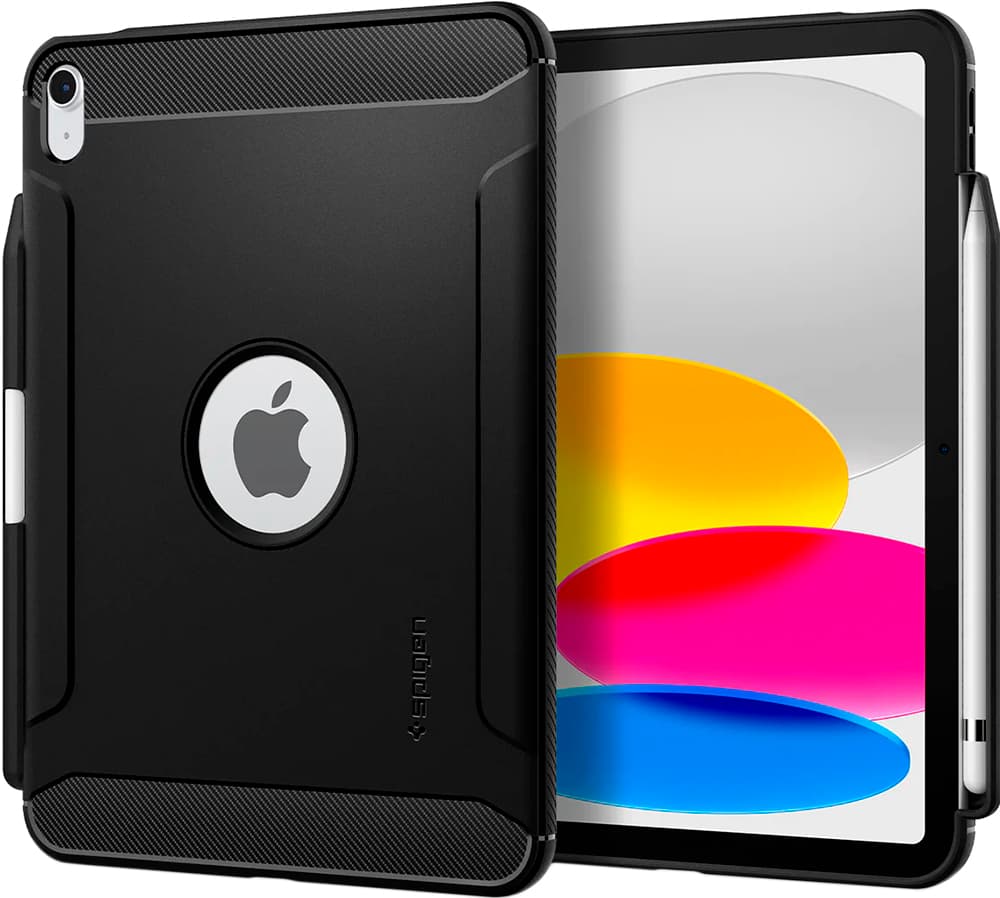 Capa Spigen Rugged Armor para iPad 10ª Geração 10.9" - Preta