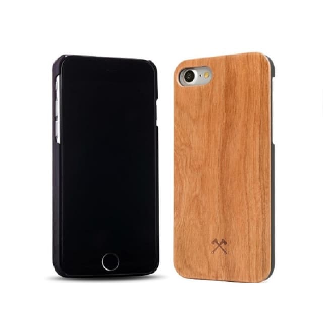 Capa Woodcessories Ecocase-Classic Cherry/Black para iPhone 7/8
