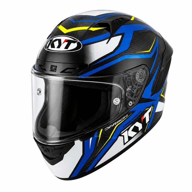 Capacete Kyt NZ-Race Carbon Stride - Azul/Branco