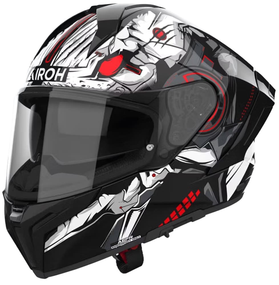 Capacete para Moto Airoh Matryx Nytro Tamanho Xl (61-62) Preto/Branco