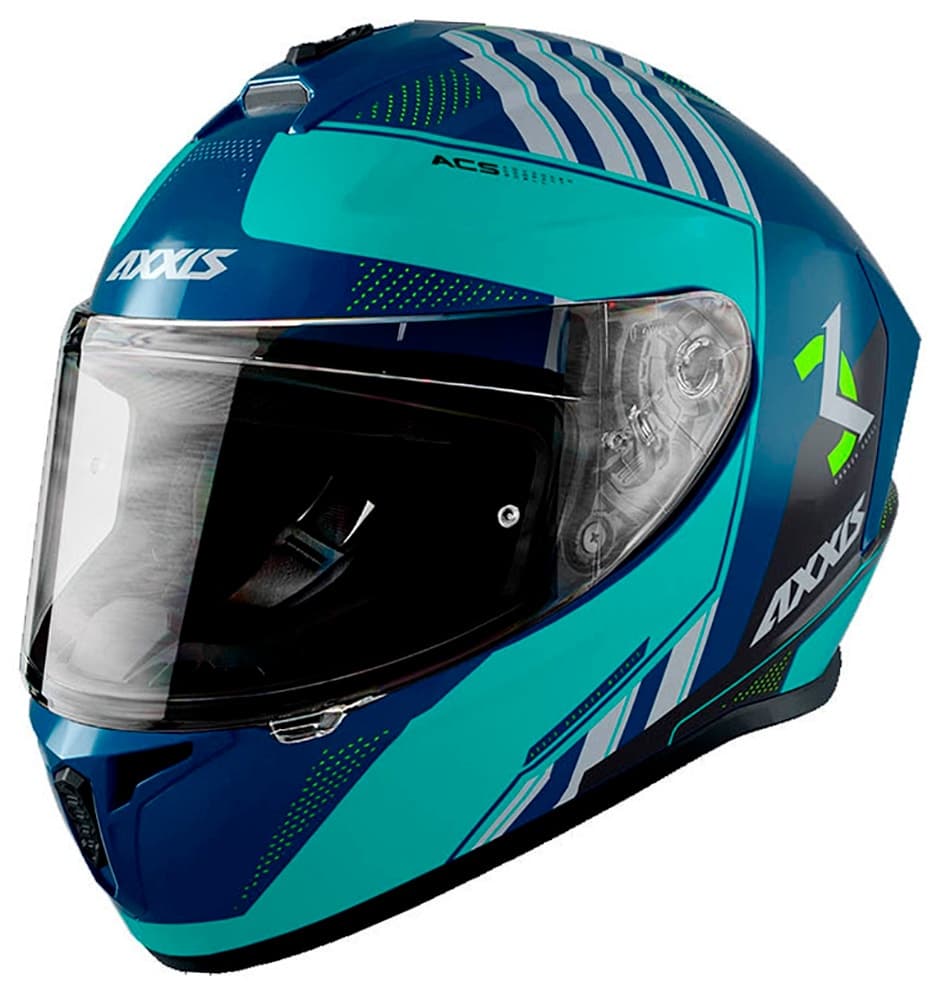 Capacete para Moto Axxis Draken Mythic C7 Tamanho M (57-58) Azul