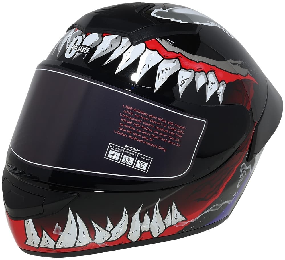 Capacete para Moto Lv Cool Helmet C3 - Tamanho L (59-60) New Venom