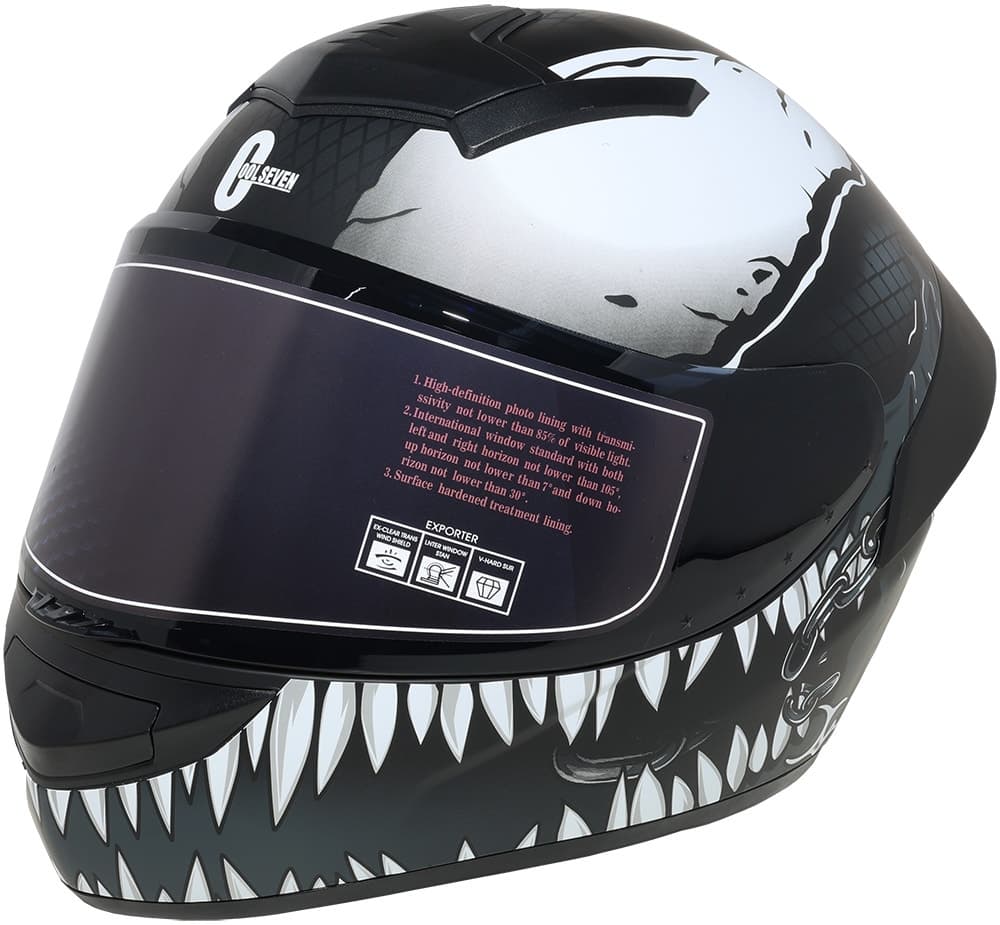Capacete para Moto Lv Cool Helmet C3 - Tamanho M (57-58) Venom Gray