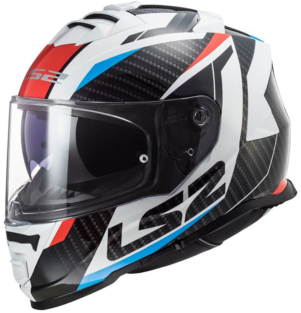 Capacete para Moto Ls2 Storm Ff800 Tamanho L (59-60) Preto/Branco