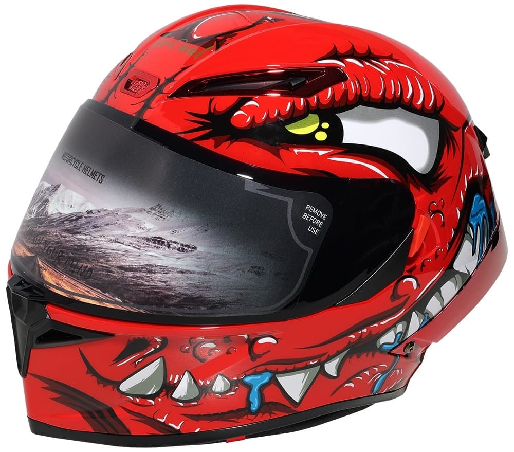 Capacete para Moto Lv Cool Helmet P7 - Tamanho L (59-60) Red Shark
