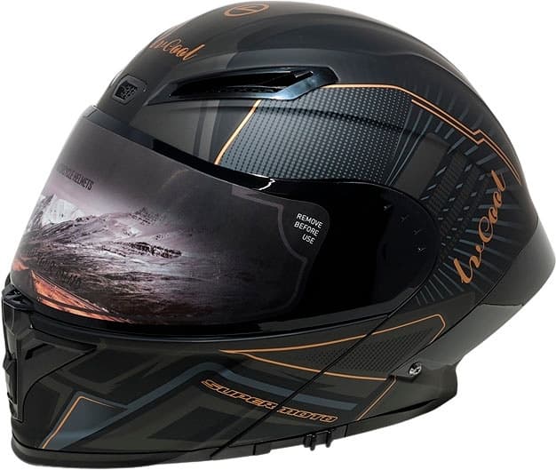 Capacete Lv Cool Helmets P8 Tamanho L (59-60) Flowing Gold