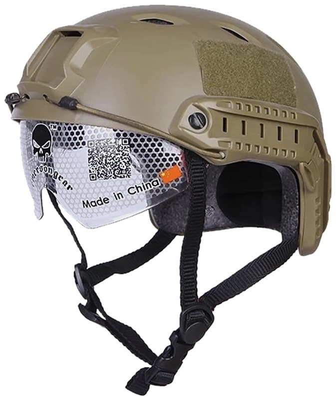 Capacete Tático Emersongear EM8818A Fast Helmet/Protective Goggle Bj Type - De