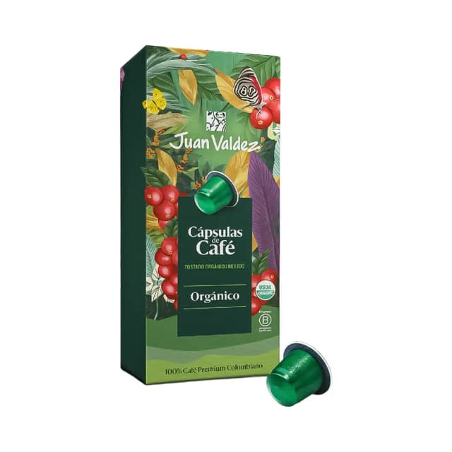 Cápsulas de Café Juan Valdez Espresso Orgánico - 8 Unidades