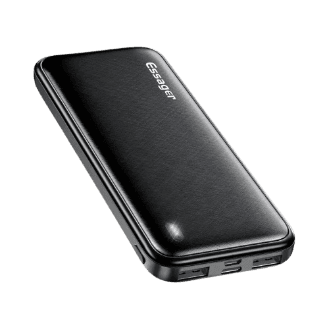 Carregador Externo Power Bank Magnético 4 Em 1 Preto 10000mAh
