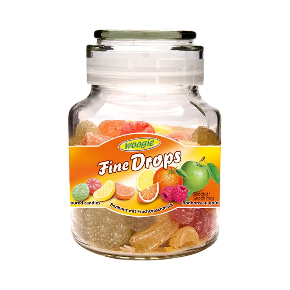 Balas Woogie Fine Drops Frutas Mistas 300G