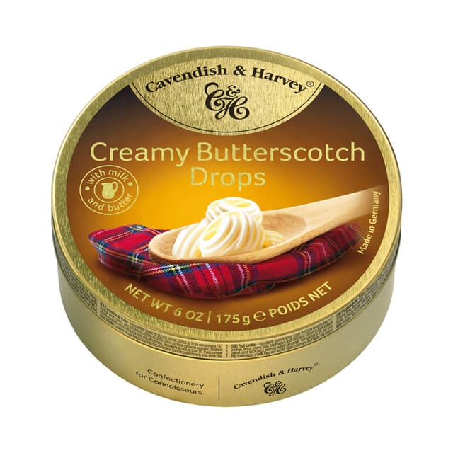 Balas Cavendish & Harvey Creamy Butterscotch Drops 175G