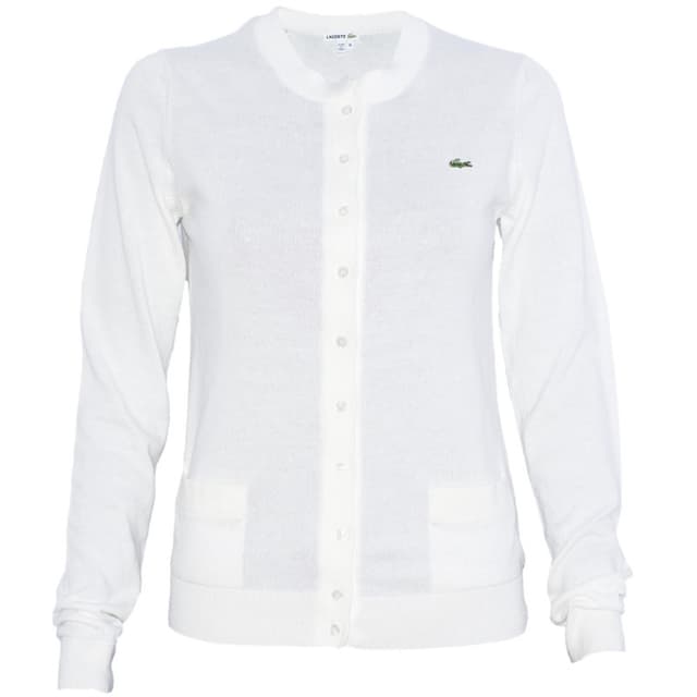 Cardigã Feminina Lacoste Af1069-70V 044 – Farine
