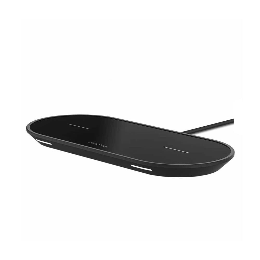 Carregador Duplo Sem Fio Mophie 7.5W Preto