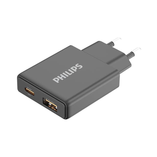 Carregador Philips DLP4322CB USB A/C 33W