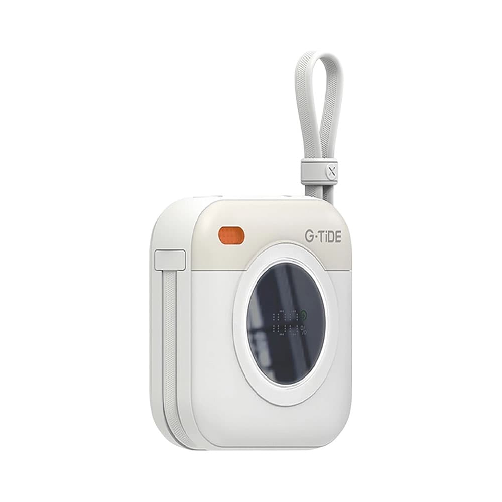 Carregador Portátil G-Tide Multi X1 10.000 mAh Bege