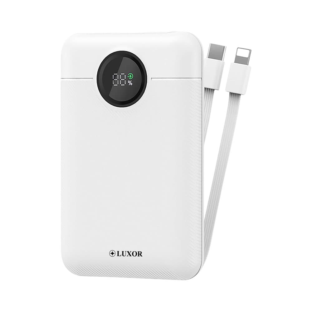Carregador Portátil Luxor Lx-54620W 20000mAh Branco