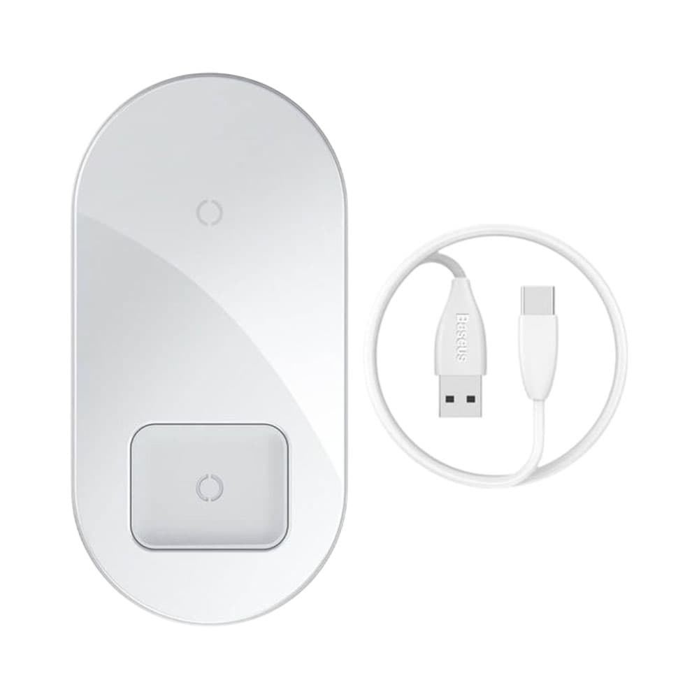 Carregador Wireless 2 Em 1 Baseus Wxjk-02