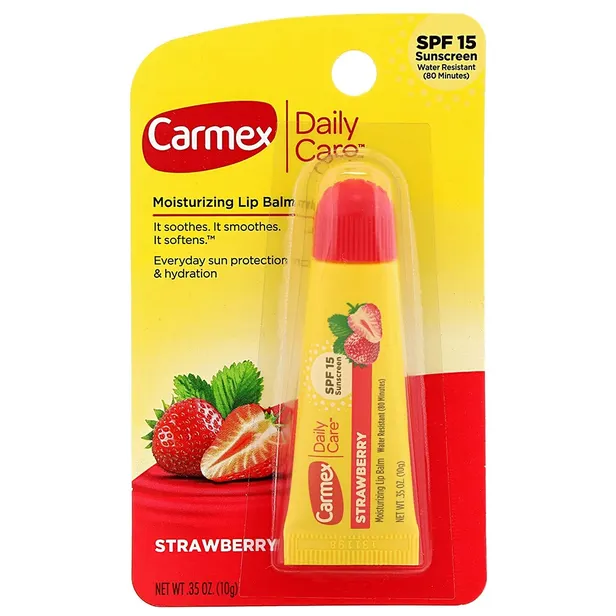Bálsamo Labial Carmex Strawberry Spf15 10G