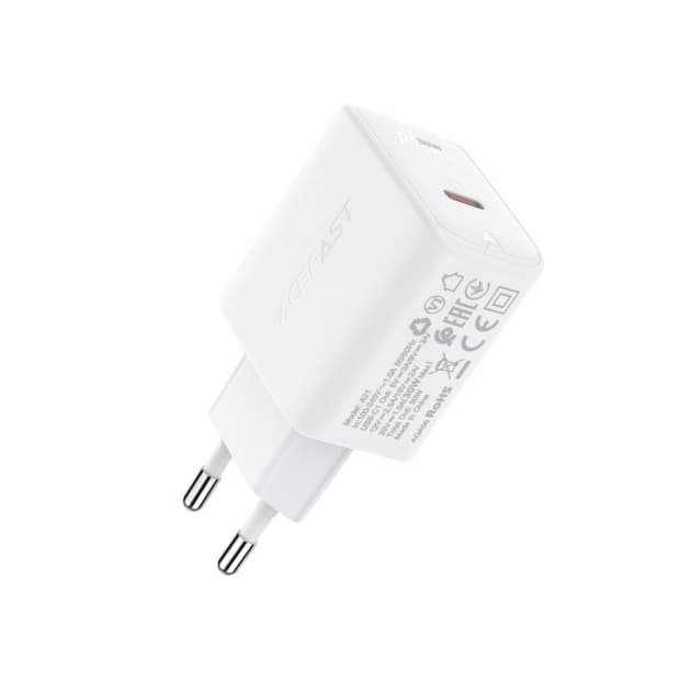 Carregador Acefast A21 30W USB-C Branco