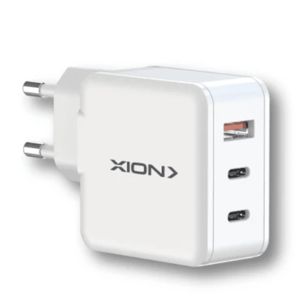 Carregador de Parede Xion Xi-Cg65 65W USB-A USB-C Branco