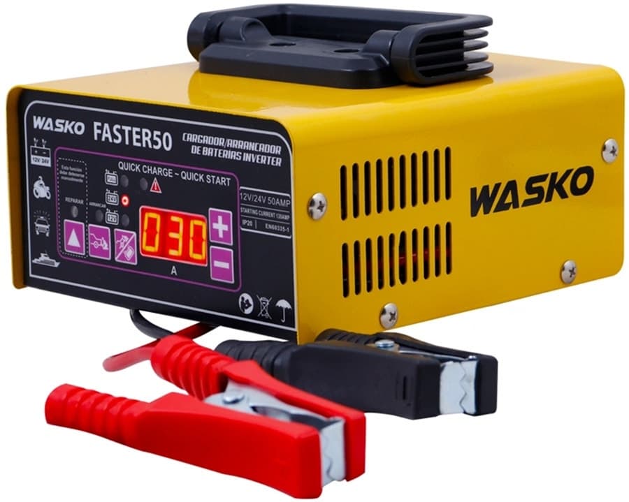 Carregador de Bateria Wasko Faster50 50A 220V-50Hz