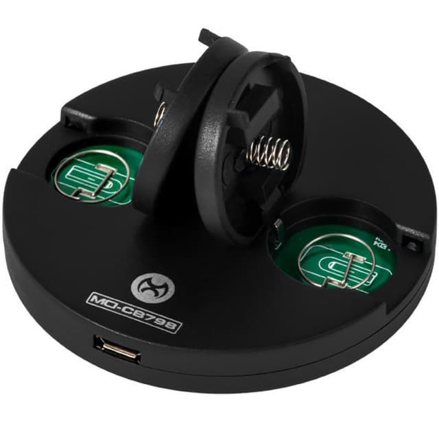 Carregador de Pilhas Mox Mo-Cb798 com 2 Pilhas 2032
