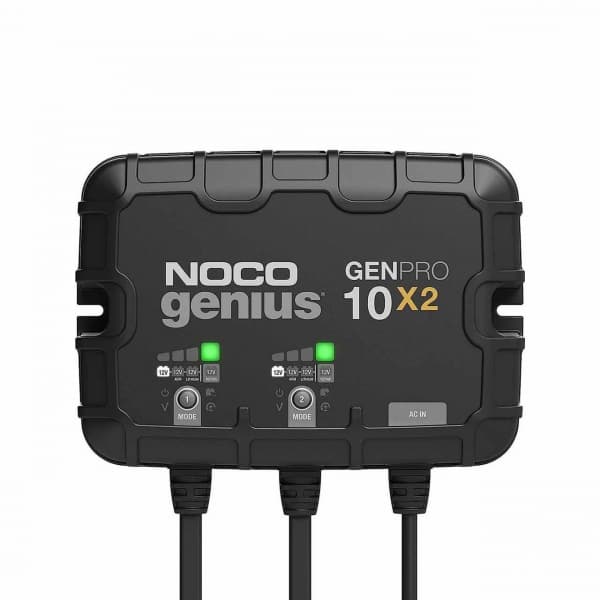 Carregador Inteligente Noco Genius GEN10X2 - 12V Bivolt - 2X 20A